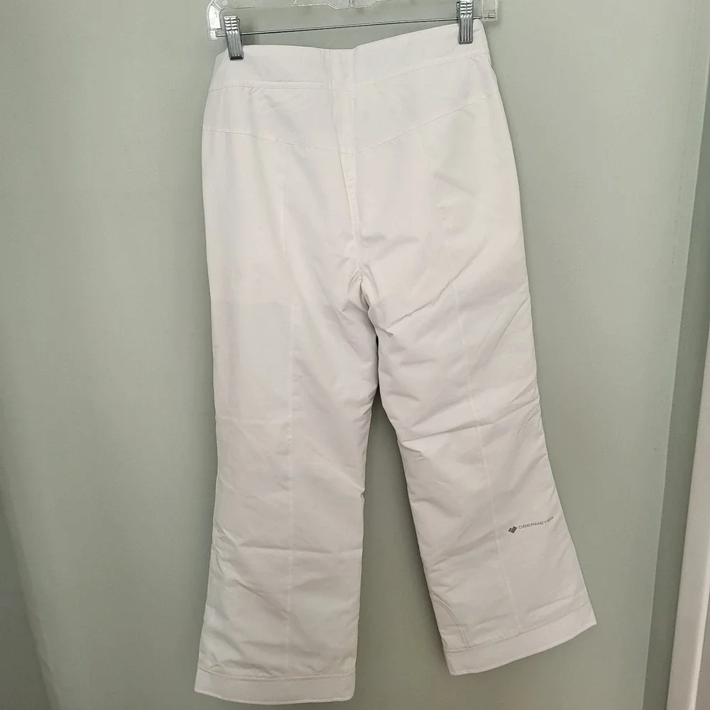 Obeymeyer‎ Girl Teen White Brooke Ski Snow Pants Large 14/16 Style 35030...